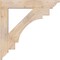 Ekena Millwork Merced Traditional Smooth Bracket, Douglas Fir, 3 1/2"W x 26"D x 26"H BKT04X26X26MRC01SDF - alternate 4